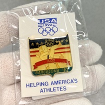 1992 Barcelona Games Badge American Judo Medal Made in Taiwan with original packaging 2404