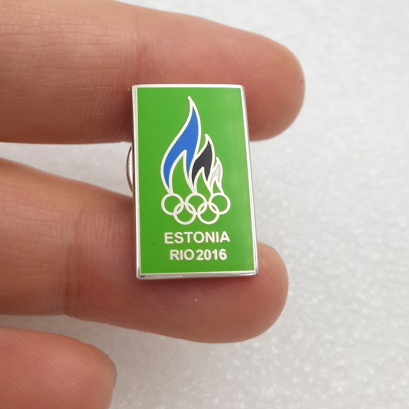 Rio 2016 Olympic Badge National Team Estonia NOC Medal