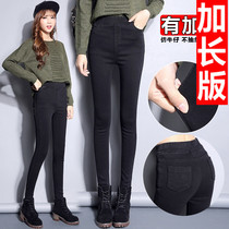 Spring and Autumn season new extended version 2021 leggings wear high womens small feet high waist tight pencil pants extra long