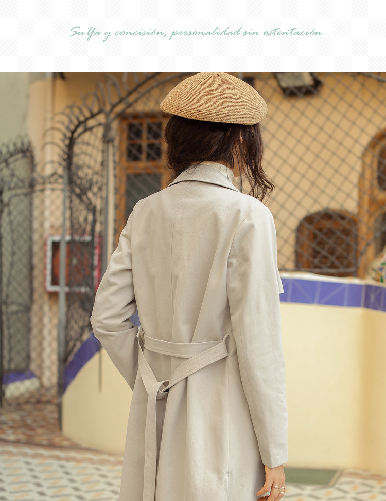 Trench pour femme INMAN   en Coton - Ref 3227220 Image 24