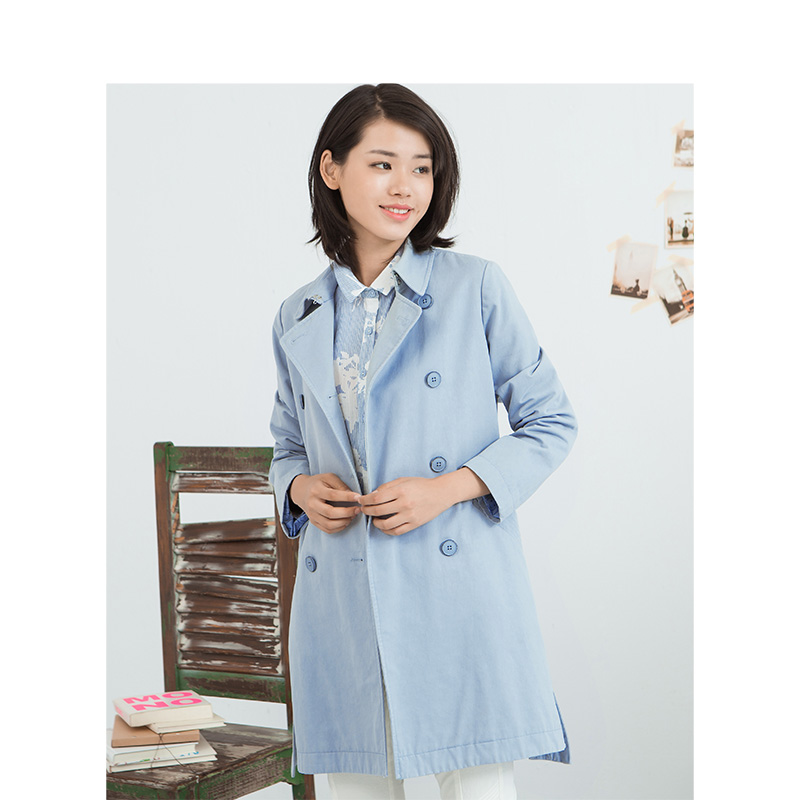 Trench pour femme INMAN   en Coton - Ref 3226407 Image 3