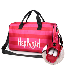 Travel Bag Woman Hand Large Capacity Luggage Bag Short Travel Bag Waterproof Luggage Bag With Shoe Bit Sports Fitness Bag