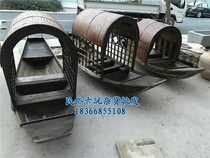 Folk old objects old wooden boat scenic area tour boat old boat decoration exhibition farmmusic decoration
