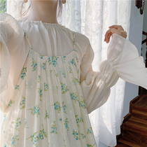 PinkstarShop Gentle Little Fairy Horn Cuff Pressure Pleats Snowspun New Long Sleeves Inner Hitch Undershirt Spring Woman