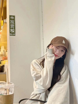 Classic Trend Sentiment Base Pure Color Small Javi embroidery TOP male and female with the same soft top adjustable duck tongue cap