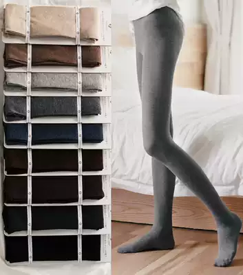 Spring overture comfort plus points combed cotton plain soft matte pantyhose underwear socks