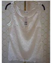 Manny Finn 20400064 slim down sleeveless round collar lace bottom vest special cabinet spot