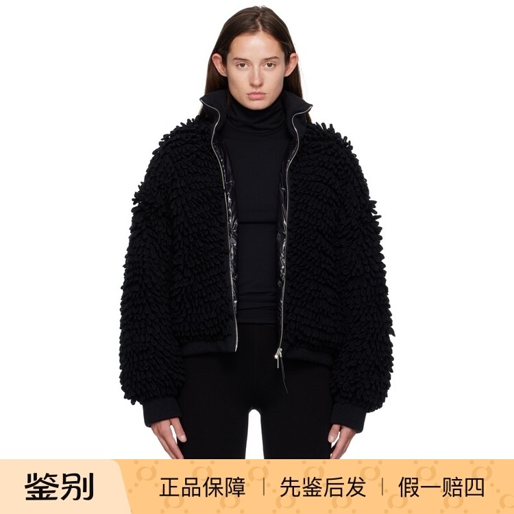 Moncler Genius/Women's Virgin Wool Black down Jacket 260908Ss0519 Moncler Genius/Women's Virgin Wool Black down Jacket 260908Ss0519