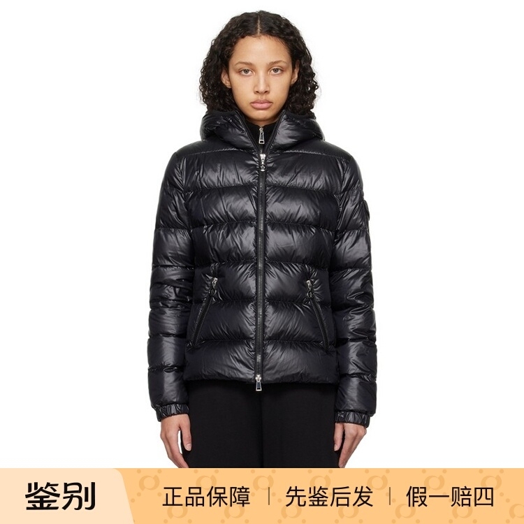 Moncler/Moncler Women's Nylon Black down Jacket 260908Ss0927 Moncler/Moncler Women's Nylon Black down Jacket 260908Ss0927