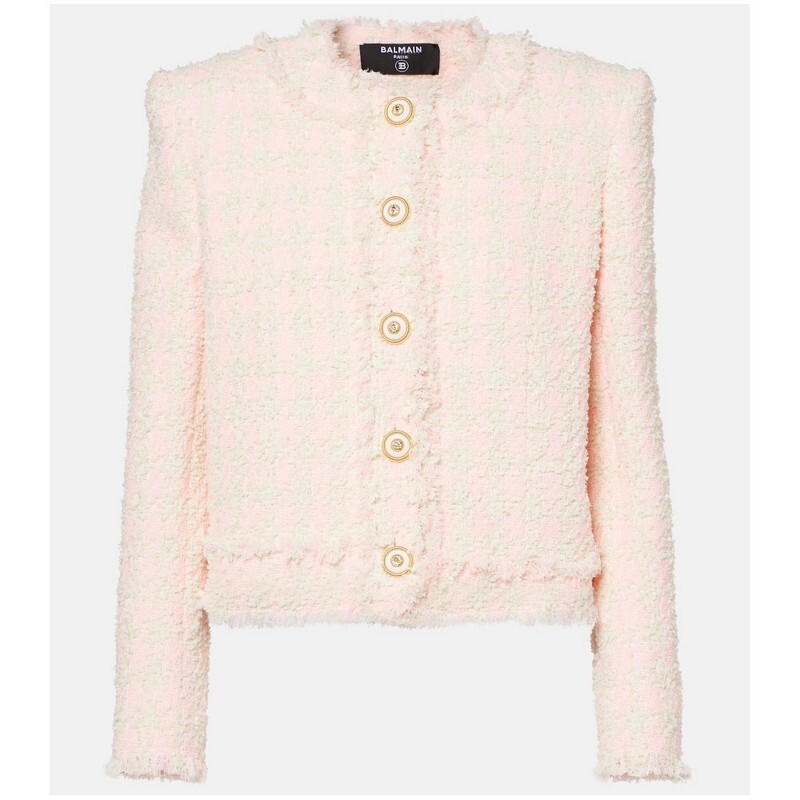 Balmain/Balmain/Women's Polyamide Tweed Jacket 260908My1290