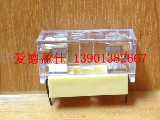 Fuse holder 5 * 20 transparent cover Insurance tube seat yellow transparent Insurance seat PCB welded plate socket