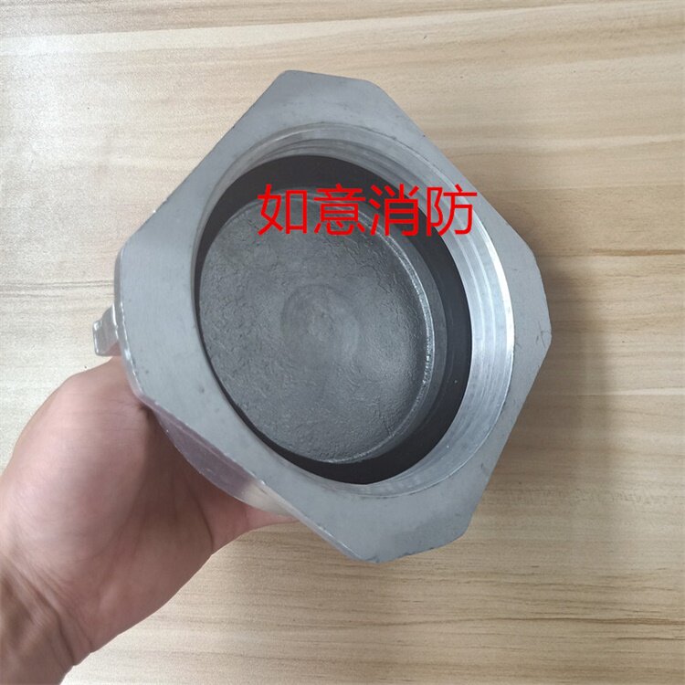 Fire truck accessories GB suction pipe stuffy cover Threaded interface inlet ammonite cover KA100