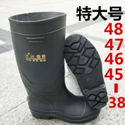 Giày đi mưa cỡ lớn nam 46 47 48 thêm đôi giày nước lớn ống cao kiểu dáng đẹp cho giày đi mưa chống thấm nước dày - Rainshoes