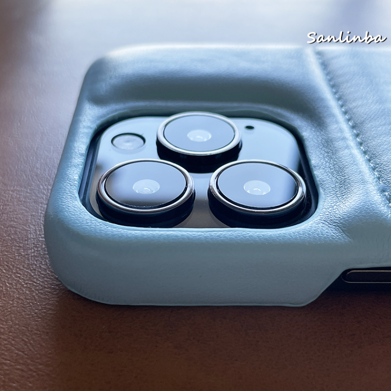 Baby Blue New Puffy Puffer Down Jacket Leather 14, 13, 12 iPhone Case