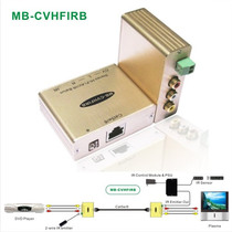 AV extender audio video infrared remote control signal to network cable RCA to RJ45 AV audio and video network transmitter