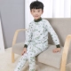 Bộ đồ chơi trẻ em Qiuyi Qiuku 100% Cotton bé gái Đồ lót bé trai Big Boy Boy Đồ ngủ Cotton đồ cho bé trai