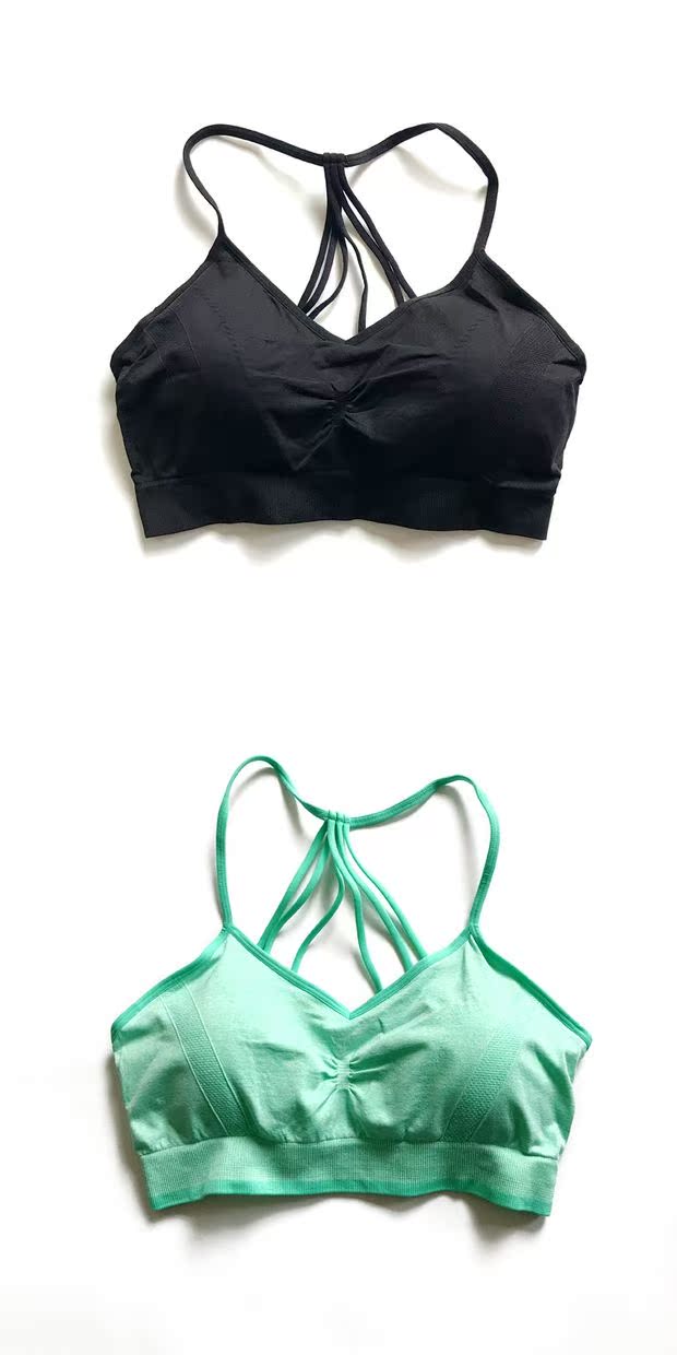 Sports Fitness Yoga Đồ ​​lót co giãn chống lóa Không có vòng thép thoải mái chạm đáy làm đẹp áo ngực Có áo ngực mã lớn áo bra chạy bộ
