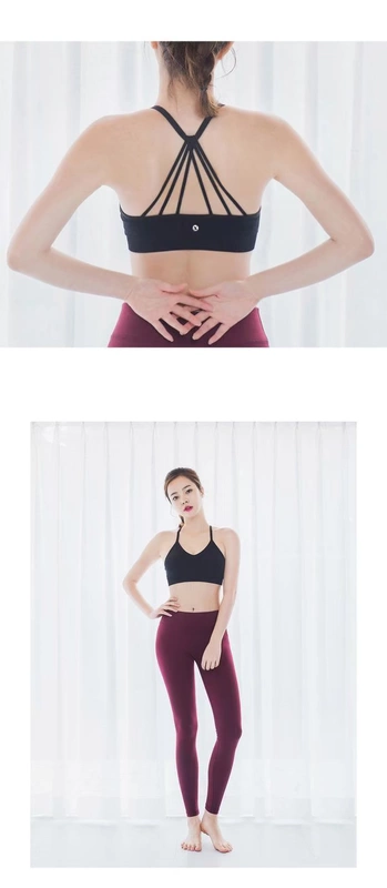 Sports Fitness Yoga Đồ ​​lót co giãn chống lóa Không có vòng thép thoải mái chạm đáy làm đẹp áo ngực Có áo ngực mã lớn