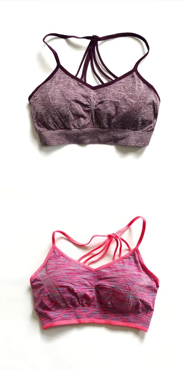 Sports Fitness Yoga Đồ ​​lót co giãn chống lóa Không có vòng thép thoải mái chạm đáy làm đẹp áo ngực Có áo ngực mã lớn áo bra chạy bộ