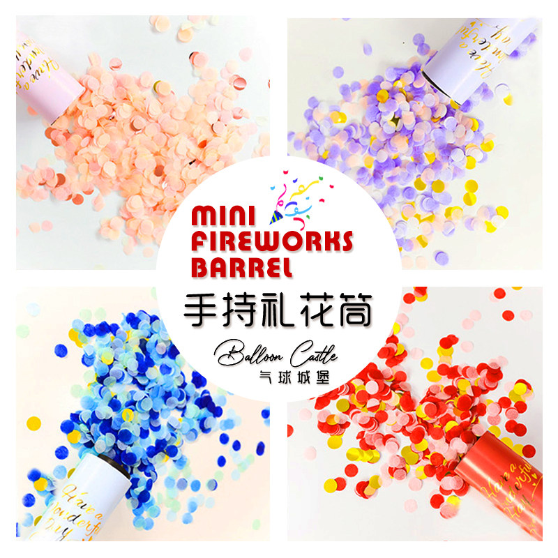 New Mother's Day Birthday Wedding Hand Wringing Barrel Air Spray Party Photo Atmosphere Props Boutique