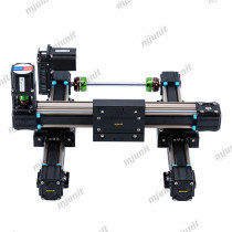 mjunit synchronous belt guide module line drawing machine high speed track linear guide belt linear slide