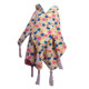 PLASTICANDY handmade rainbow star ອົບອຸ່ນ dopamine lambswool ຊຸດ skirt cape