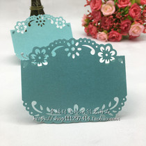  30 hollow lace wedding seat cards creative wedding table cards table cards sign-in tables wedding seat cards party table cards