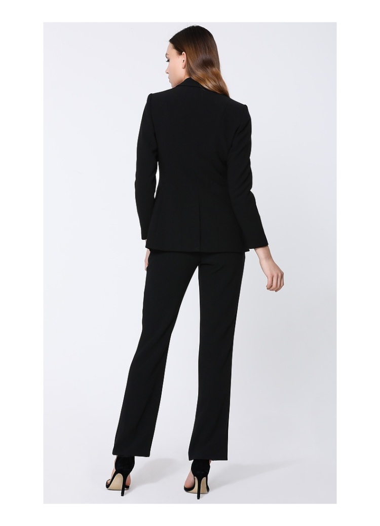 PORTS Cổng áo khoác mới đơn giản cho phụ nữ đơn giản áo ngực mỏng ALN8J004NWB011 - Business Suit áo blazer nữ