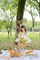 Meat Polo Home Original Luna Hazy Moon Rabbit Lolita Princess Dress Birthday Banter War Robe Full Moon Gift Girl