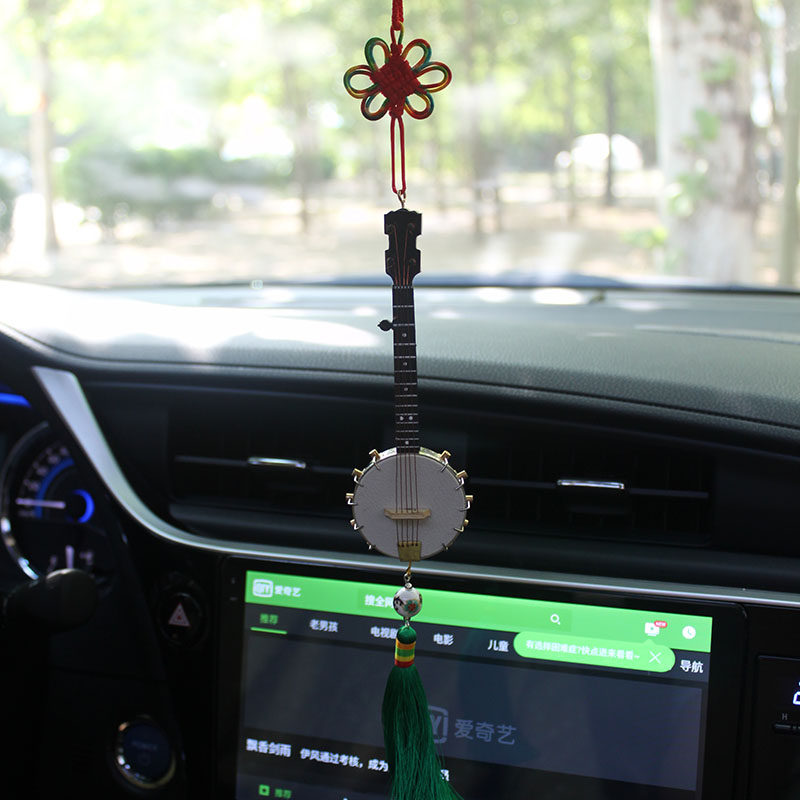 Car pendant jewelry car interior car decoration ethnic European American musical instrument model pendant