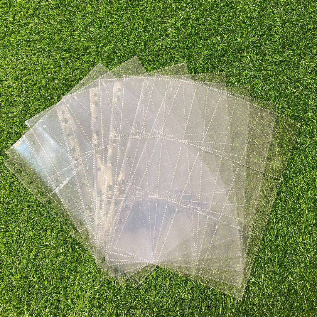 Transparent 9 grids on the inserted Ottmann card replacement page game Wang Baocan Dream star card of the card of the card of the card