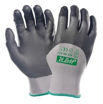 Hythar 80 - 231 protective nylon breathable belt 3 4 dip nitrile coating fingers anti - slip gloves