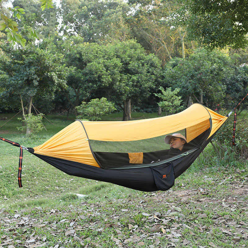 Hammock outdoor swing sunshade anti-mosquito sunscreen home indoor and outdoor double children anti-rollover camping tent