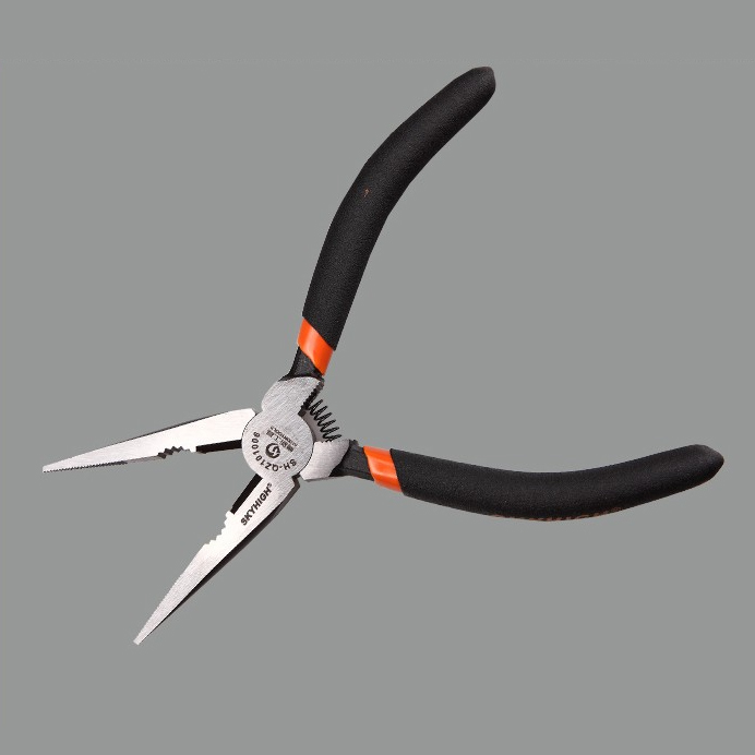 K Aoxin ANZ tool two-color sticky plastic handle needle-nose pliers Aoxin needle-nose pliers Australia-New Zealand needle-nose pliers