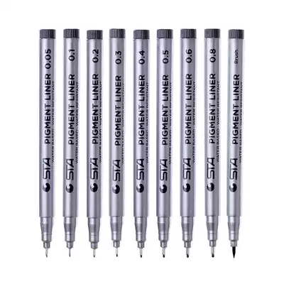 Stasta 8050 Needle Pen Hand-painted Comic Design Special Drawing Brush Glotting Pen Stroke Pen Grass Pen