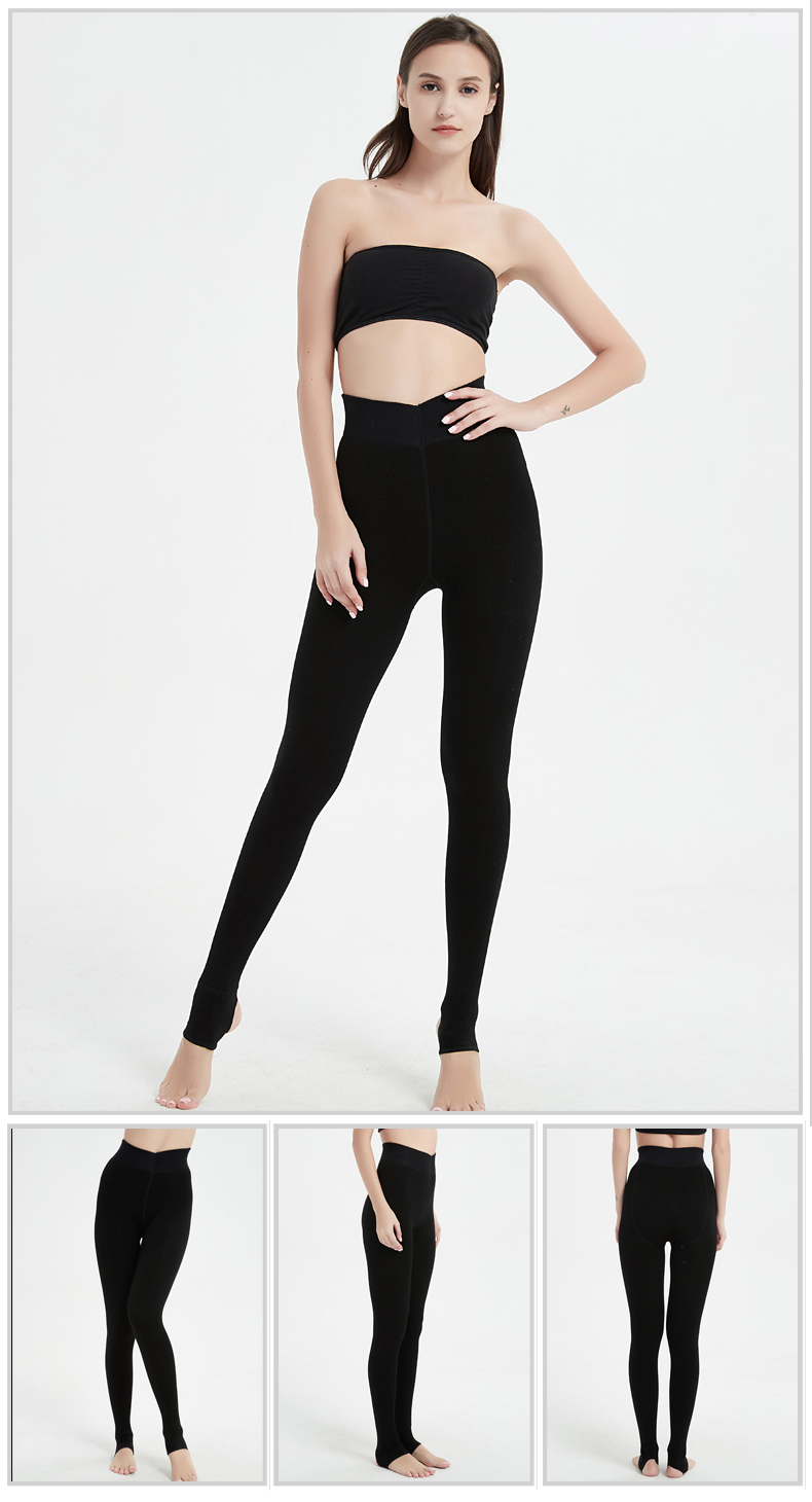 Quần len Ordos phụ nữ mặc quần legging mùa thu và mùa đông thon thả quần cashmere dày cộng với quần nhung ấm quan tat nam nu