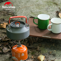 Naturehike portable outdoor camping kettle outdoor tea kettle camping teapot 1 1L