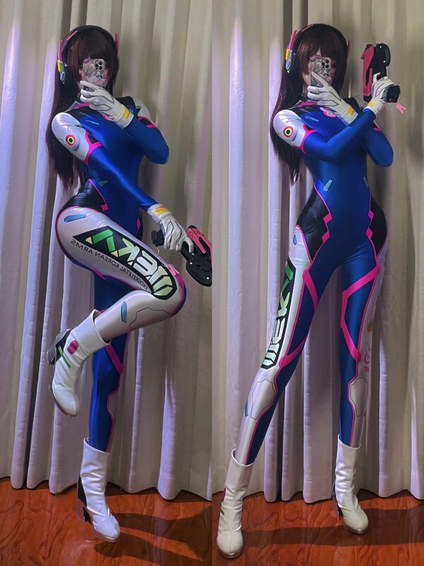 Overwatch Song Hana Cosplay Costume Dva Game Anime Cosplay Jumpsuit Female Outfit 3D Version Overwatch Song Hana Cosplay Costume Dva Game Anime Cosplay Jumpsuit Female Outfit 3D Version