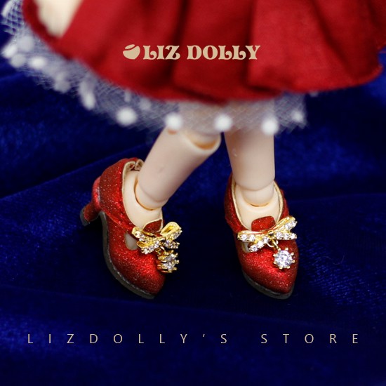 blythe ob1122gsc Xingyao high heels bjd baby shoes body doll molly beautiful knot pig round cake mico