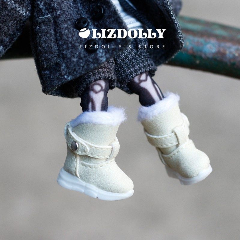 molly ob11 sports snow boots bjd baby shoes blythe body doll beautiful knot pig round cake mico