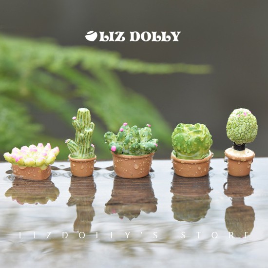 (Succulent plants) ob11 mini simulation shooting props scene decoration small cloth Blythe doll pieces doll house
