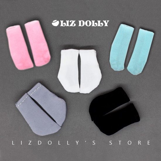 ob11molly baby clothes three-color wild everyday socks Clay doll clothes 12 points bjd GSC plain body