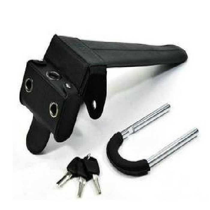 Auto lock anti - theft lock car steering wheel lock car head lock real - leather car steering wheel lock general type