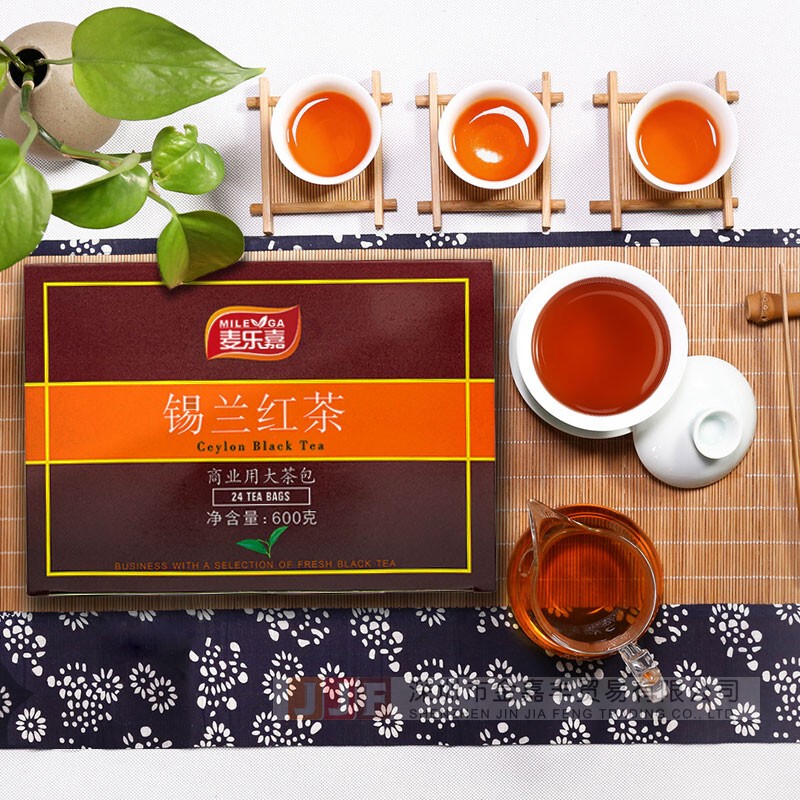 In Stock Ceylon Black Tea Bags 25g*24 Bags Boxed Sri Lankan Tea Bags Lemon Tea Individual Paper Tea Bags