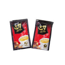 Vietnam imported Zhongyuan g7 three-in-one instant coffee G7 Vietnamese version Square Coffee 16g package snack coffee powder