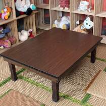 Korean table imported folding table dining table learning table coffee table folding Kang table Korean Kang table Chao family Kang table