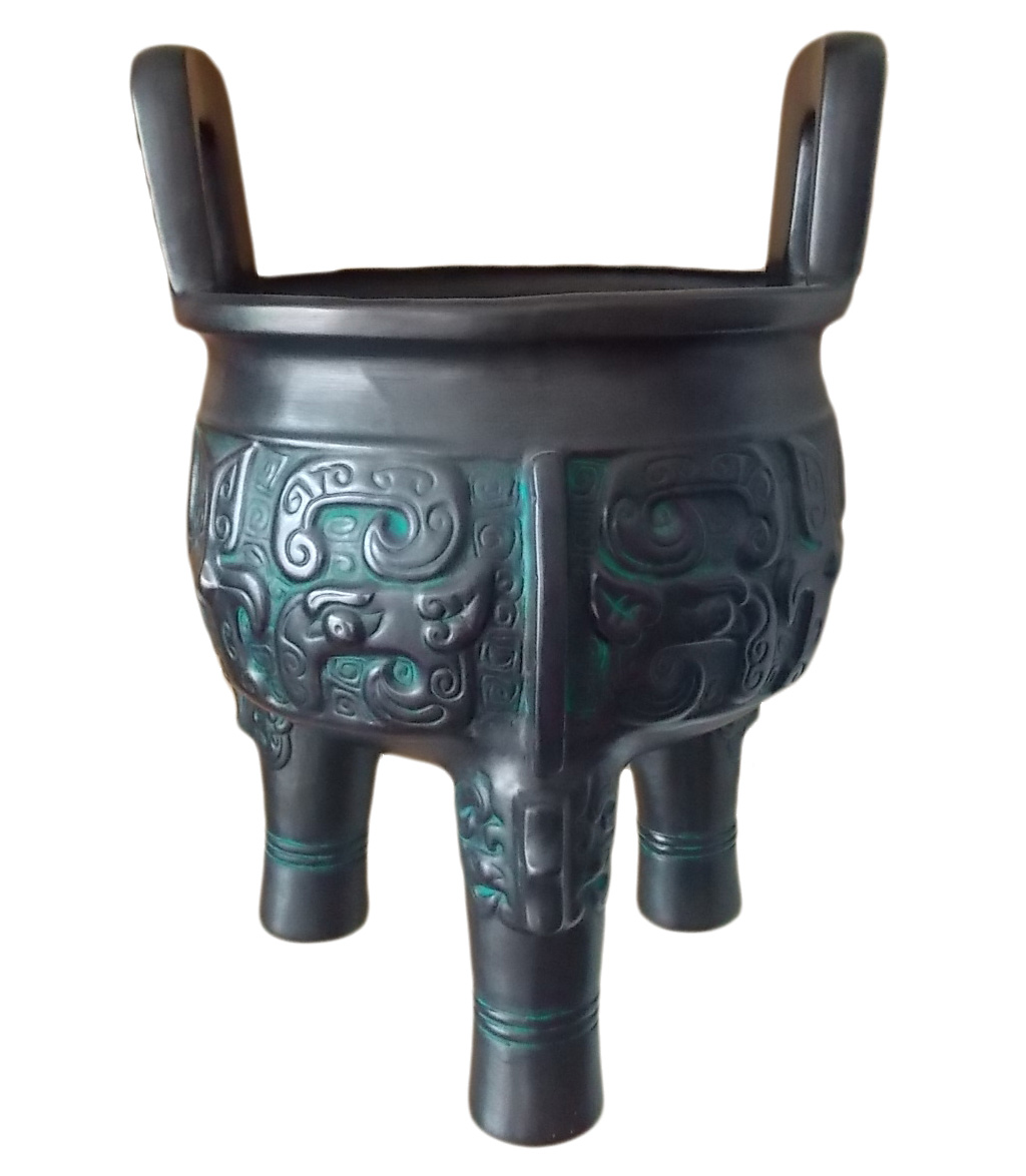 Pottery Business Pendulum-Process Gift Pendulum Decoration-Hebei Teryield-Handan Black Tao-Longshan Culture-Painted Pottery-Tripod