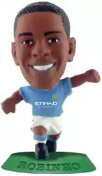 Microstars Football Star Doll Doll-Robinho(Manchester City 2009-10 season)
