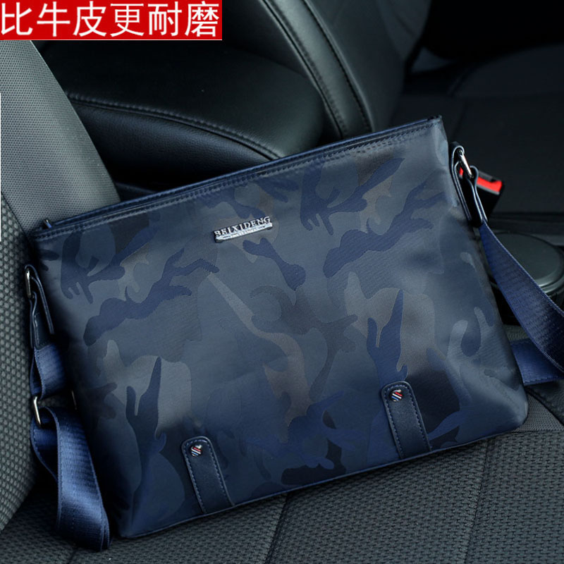 Oxford cloth men's shoulder bag casual business messenger bag large capacity men's backpack canvas trendy men's satchel Korean version