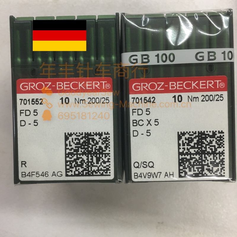 German GB Groz FD5 D-5 Handtail Seam needle AA-6 fischbein